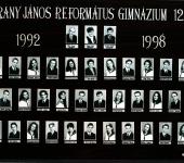 12.A osztály tablója 1992-1998-ből (Szkennelt tablókép)